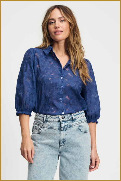 POM-Blouse Sapphire-POM250022