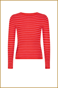 Alternative view of YDENCE-Knitted top Devina-YDE250008