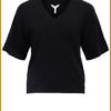 OBJECT-OBJTHESS 2/4 LO V-NECK KNIT TOP NOOS-OBJ250020