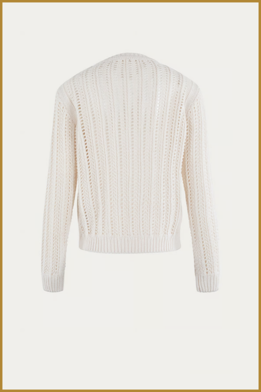 MSCW-Pullover Boaz-Offwhite-MOS250007 - Afbeelding 2
