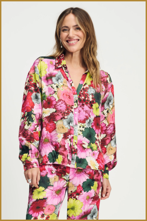 POM-Blouse Satin-POM250013
