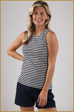 NUKUS-Stefanie siglet stripes navy