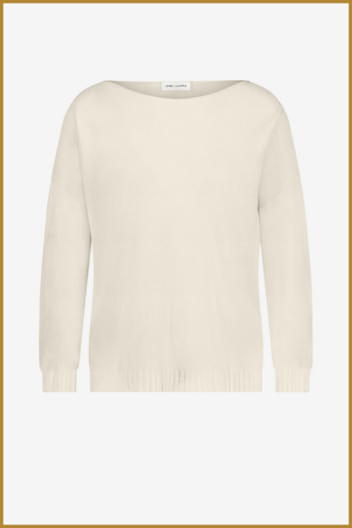 JL-M205 seamless cotton pull ecru-JAN250014 - Afbeelding 2