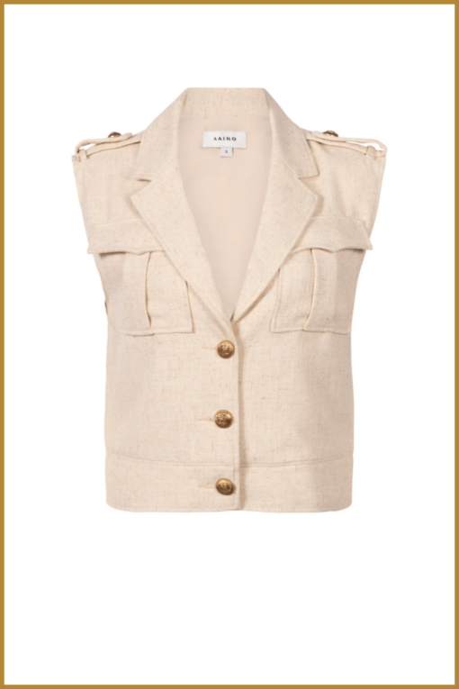 AAIKO-Gilet Lynette-Rainyday-AAI250025 - Afbeelding 2