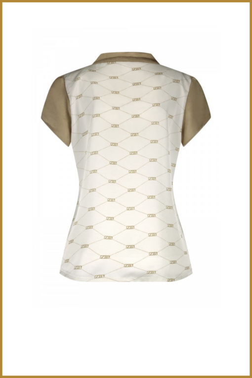 ZIP73-Top Tulip Sleeve Mesh Gold-ZIP250004 - Afbeelding 2