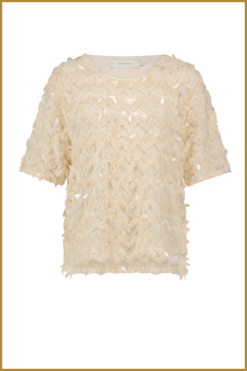 Alternative view of NUKUS-Aria top-Offwhite-NUK250024