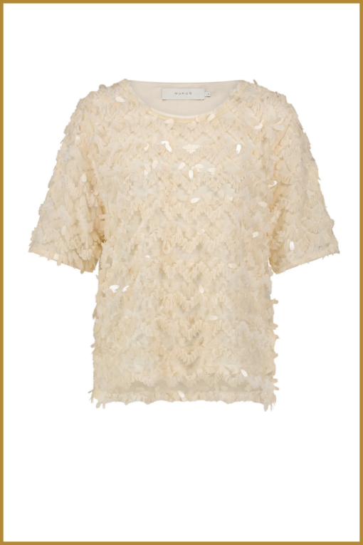 NUKUS-Aria top-Offwhite-NUK250024 - Afbeelding 2