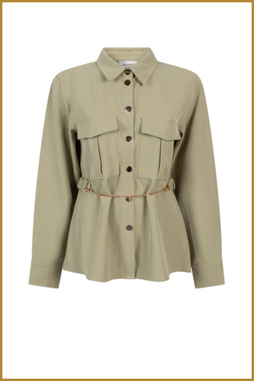 AAIKO-Blouse Zoe-Lindengreen-AAI250018 - Afbeelding 2