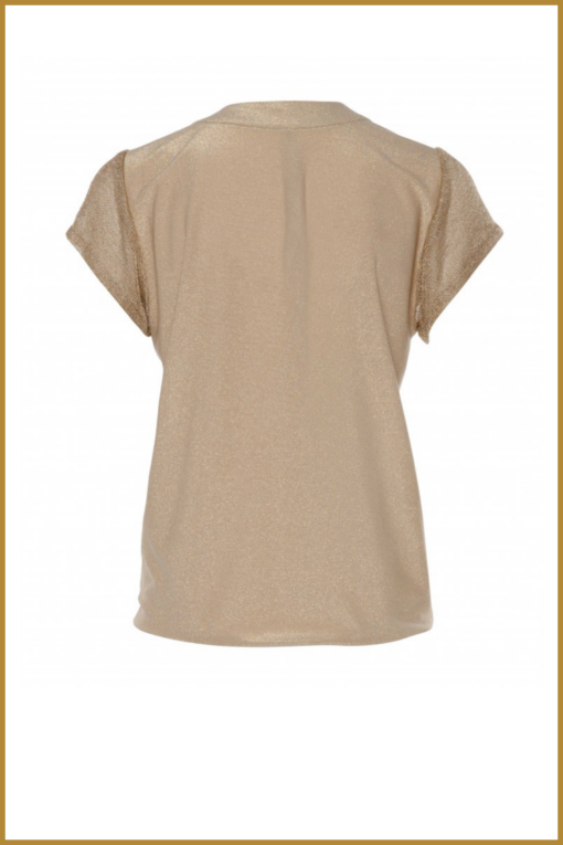 ZIP73-Top 2-Half Gold/Off-white -ZIP250007 - Afbeelding 2