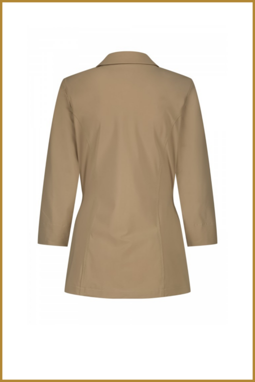 ZIP73-Blazer Drawstring Caramel -ZIP250001 - Afbeelding 2
