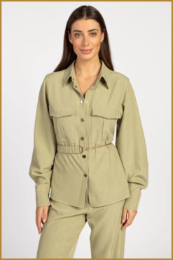 AAIKO-Blouse Zoe-Lindengreen-AAI250018