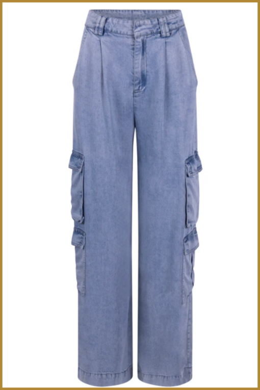 AAIKO-Gilet Alica-Denimblue--AAI250012 - Afbeelding 2