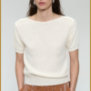 JL-Cotton knit top offwhite-JAN250019
