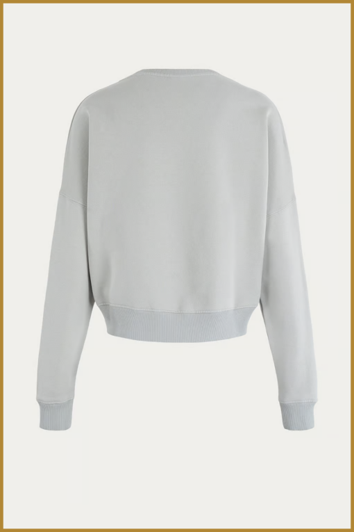 MSCW-Sweater Jesse-Pebble solid-MOS250031 - Afbeelding 2
