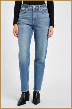LEE JEANS- Catrol classic denim blauw-LES250010