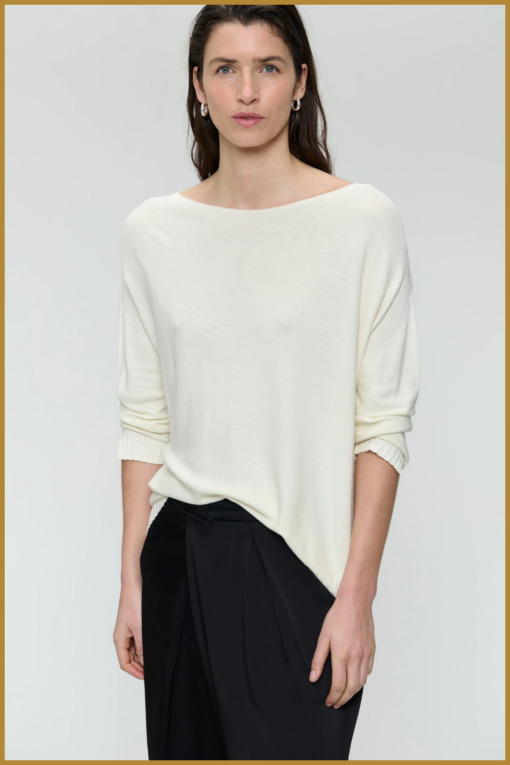 JL-M205 seamless cotton pull ecru-JAN250014