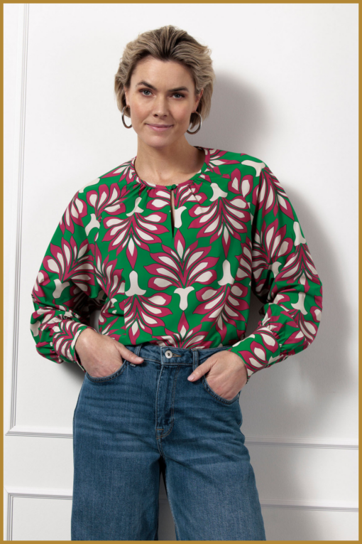 STUDIO ANNELOES-Charleze lotus top-STU250021