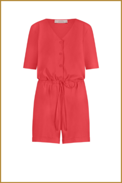 Alternative view of STUDIO ANNELOES-Harpely playsuit coral-STU250044