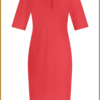 STUDIO ANNELOES -Simplicity ssl dress cral red-STU250045
