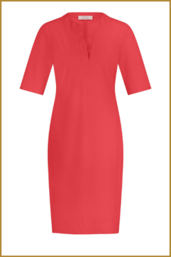 Alternative view of STUDIO ANNELOES -Simplicity ssl dress cral red-STU250045