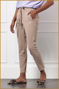 STUDIO ANNELOES-Summer start up trousers latte -STU250043