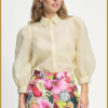 POM-Blouse Lime-POM250011