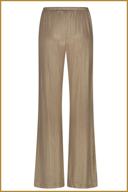 NUKUS-Mila pants-gold-NUK250047 - Afbeelding 2