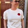 INUZ- Tshirt cherry wit-INU250111