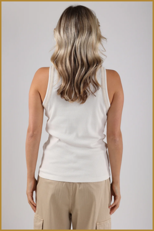 NUKUS-Nice singlet-offwhite-NUK250044 - Afbeelding 2