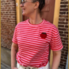 INUZ- Tshirt Cherry roze-rood-INU250113