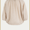 MSCW-Blouse Kathy-Sand solid-MOS250004
