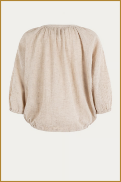 Alternative view of MSCW-Blouse Kathy-Sand solid-MOS250004
