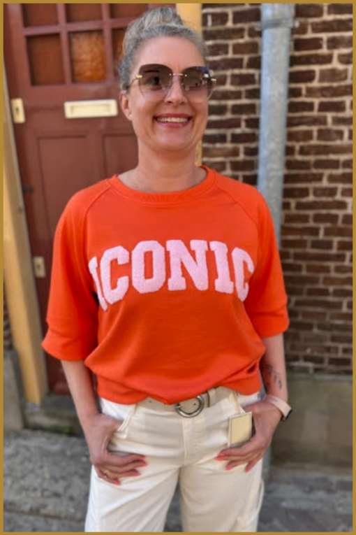 INUz-Sweater Icon oranje-INU250121