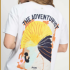 POM- Tshirt adventurist wit-POM250062