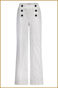 Alternative view of STUDIO ANELOES-Lexie sailor pinstripe -wit-STU250051