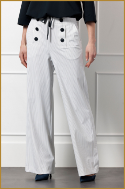 STUDIO ANELOES-Lexie sailor pinstripe -wit-STU250051