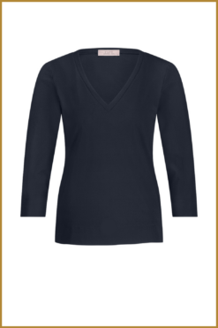 Alternative view of STUDIO ANNELOES- Emma top blauw-STU250056