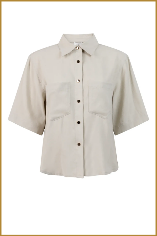 AAIKO-Blouse Sylvie-Cubansand-AAI250038 - Afbeelding 2