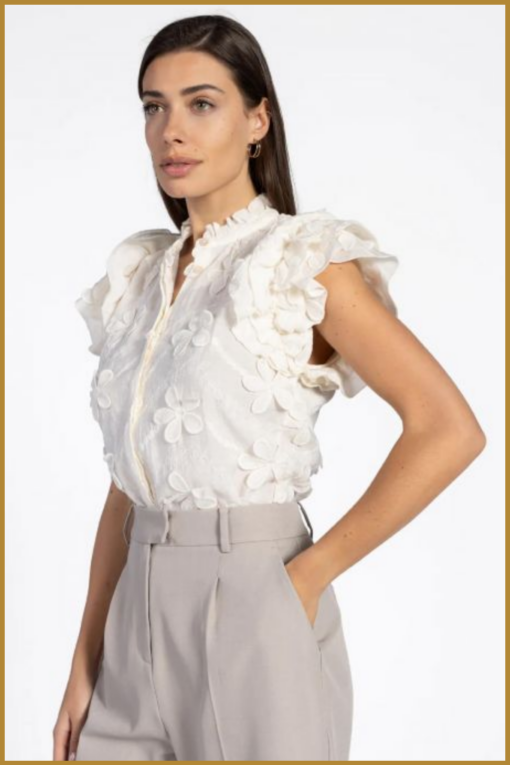 AAIKO-Top Gezana Embroidery-Lesblancs-AAI250028