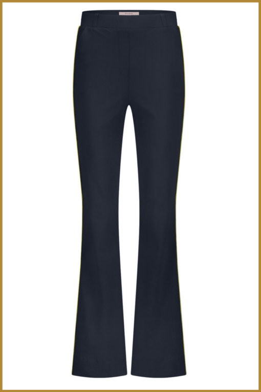 STUDIO ANNELOES-Nola stripe trousers dark blue-STU250053 - Afbeelding 2