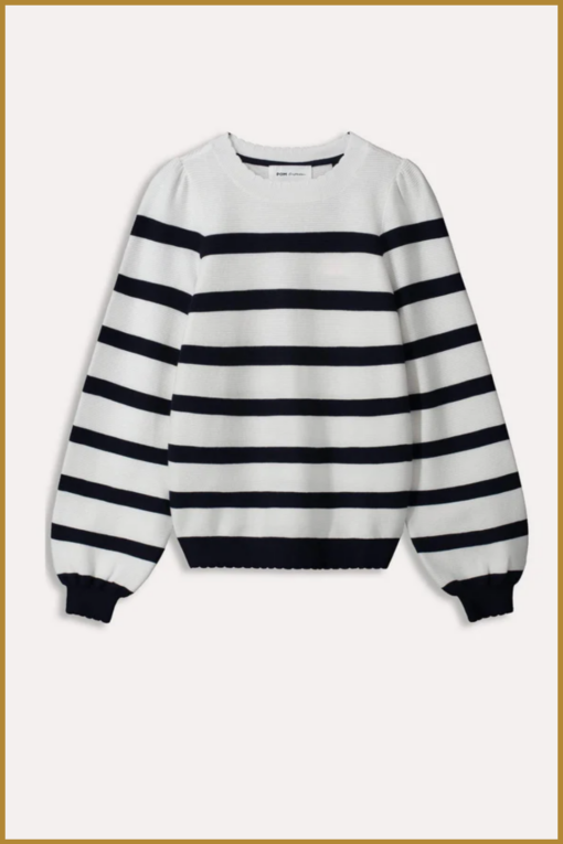 POM – Pullover Lucy blauw – POM250064 - Afbeelding 2