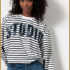 STUDIO ANNELOES Puck sweater blauw STU250064