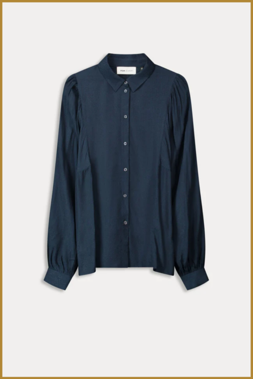 POM-Blouse sparkle blue-POM250065 - Afbeelding 2