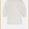 FABIENNE CHAPOT- Molly Short Sleeve Pullover cosy white-FAB250038