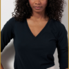 stijlvolle dames top – Studio Anneloes Emma in donkerblauw
