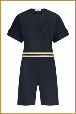 Alternative view of STUDIO ANNELOES June tape playsuit-STU250048