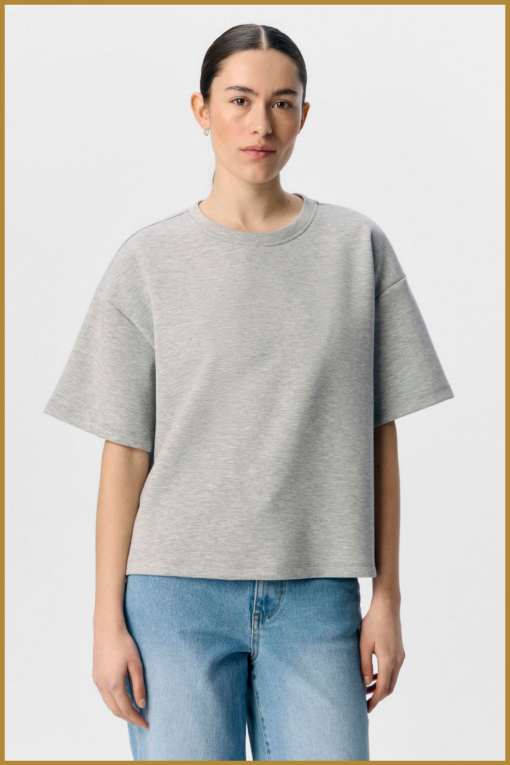 OBJ250036  OBJANDREA RE 2/4 T-SHIRT