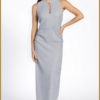 AAIKO-Dress Abby-Silver-AAI250032
