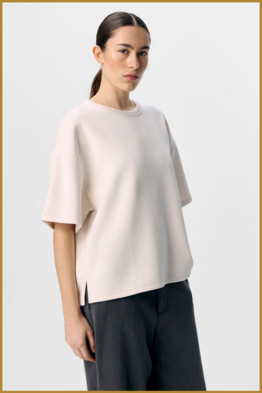 OBJ250037  OBJANDREA RE 2/4 T-SHIRT
