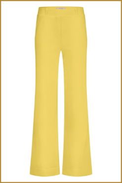 Alternative view of STUDIO ANNELOES-  Lexie bonded trousers geel-STU250046